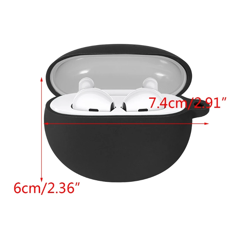 

Silicone Case Compatible with-OPPO Enco Air Charging Case Soft Carrying Case Protective Case Cover