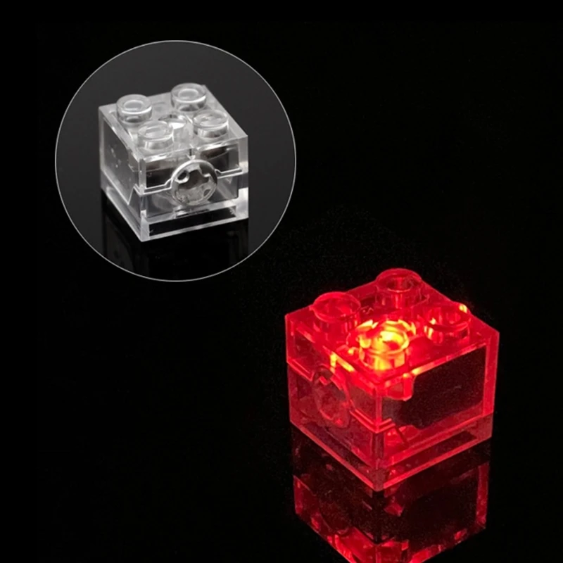 

Мигающий Премиум светодиодный светильник, строительные блоки, лампа, аксессуары для подарка вечерние НКИ, фестиваля, украшение, сделай сам, ...