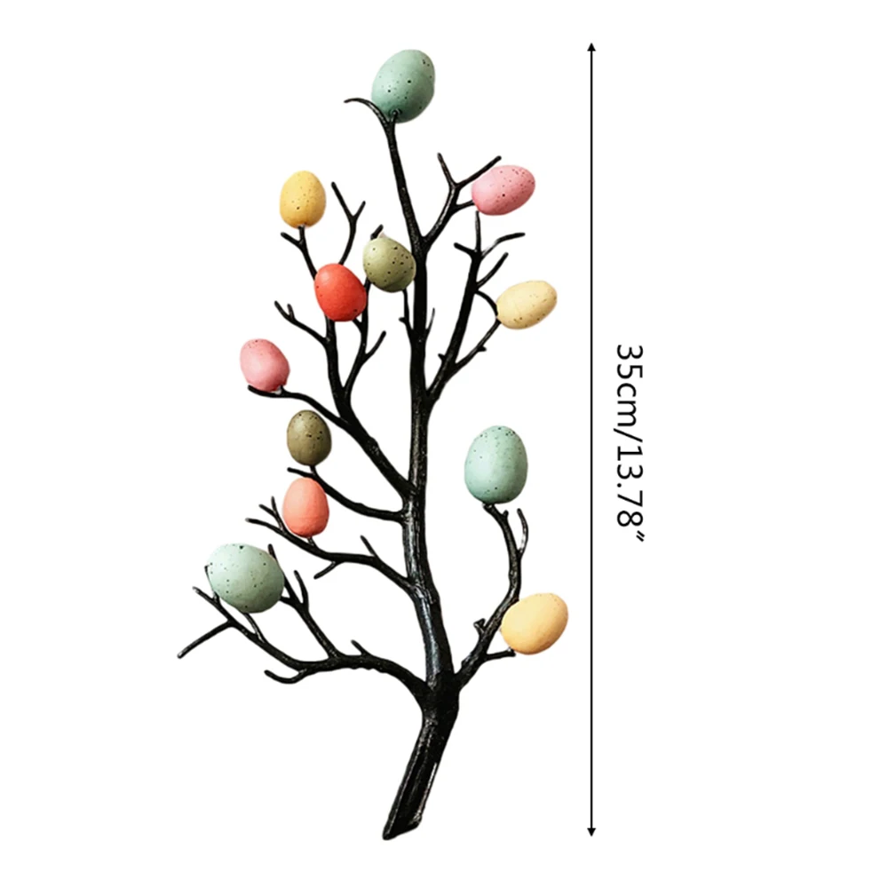 

Easter Egg Tree Decor Creative Branch With Painting Eggs Spring Party Supplies Easter Decoration Home Ornaments DIY Craft