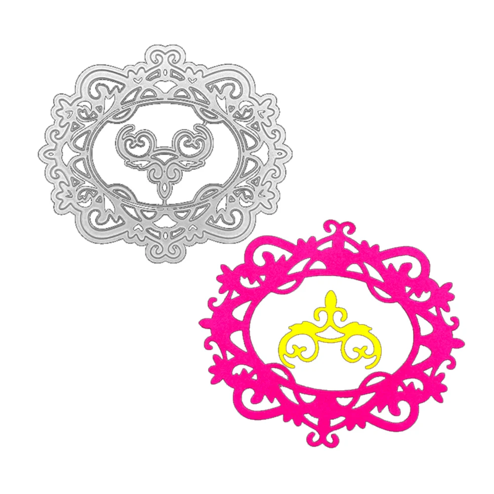

Julyarts Frame Lace Cutting Dies New Scrapbooking Material For Embossing Stencil For Handwork Creative New Dies