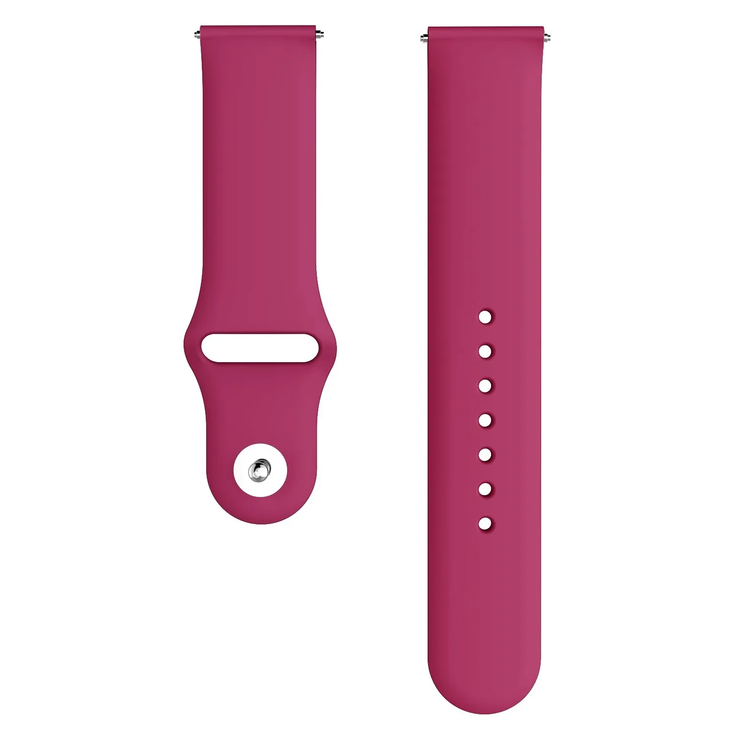 Dark red 20 мм ремешок для часов samsung Galaxy watch Active 2 46 мм 42 мм gear S3 huawei watch GT 2 мягкий силиконовый браслет 22 мм ремешок для часов 46 - Цвет ремешка: Dark red