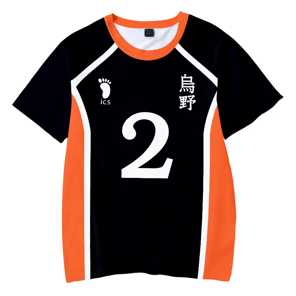 

Fashion Casual Kids T-shirt Haikyuu Harajuku 3D Kids T-shirt Soft Round Collar Cartoon T shirt Kpop Boys and Girls Tees Tops