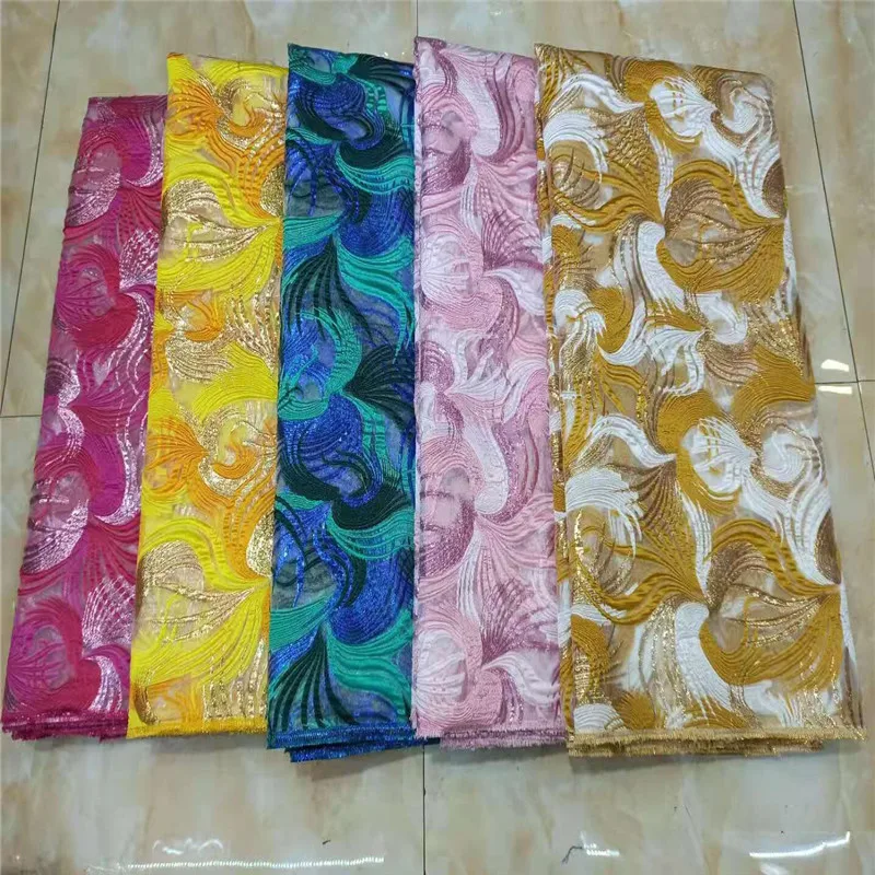 Французская нигерийская тюль с блестками африканская сетка 2020 вуаль кружевная