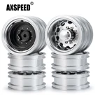 Колесные диски AXSPEED из алюминиевого сплава для 114 Tamiya RC трактора, грузовика, подъемника, грузовика, запасные части