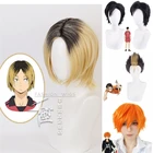 Парик для косплея из Аниме Haikyuu Karasuno High School, для Волейбольного клуба, Kenma Kozume Yu Nishinoya, Shoyo, Hinata, Kuroo Tetsurou