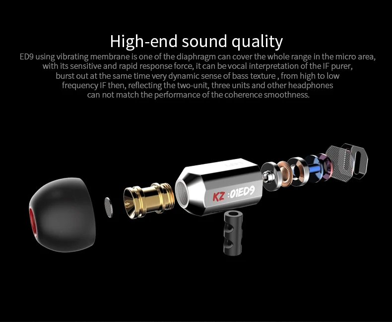 KZ 3,5 мм наушники в ухо HIFI наушники тяжелый бас DJ стерео наушники шумоизоляция гарнитура высокого класса наушники ZST AS10 ZS10 A