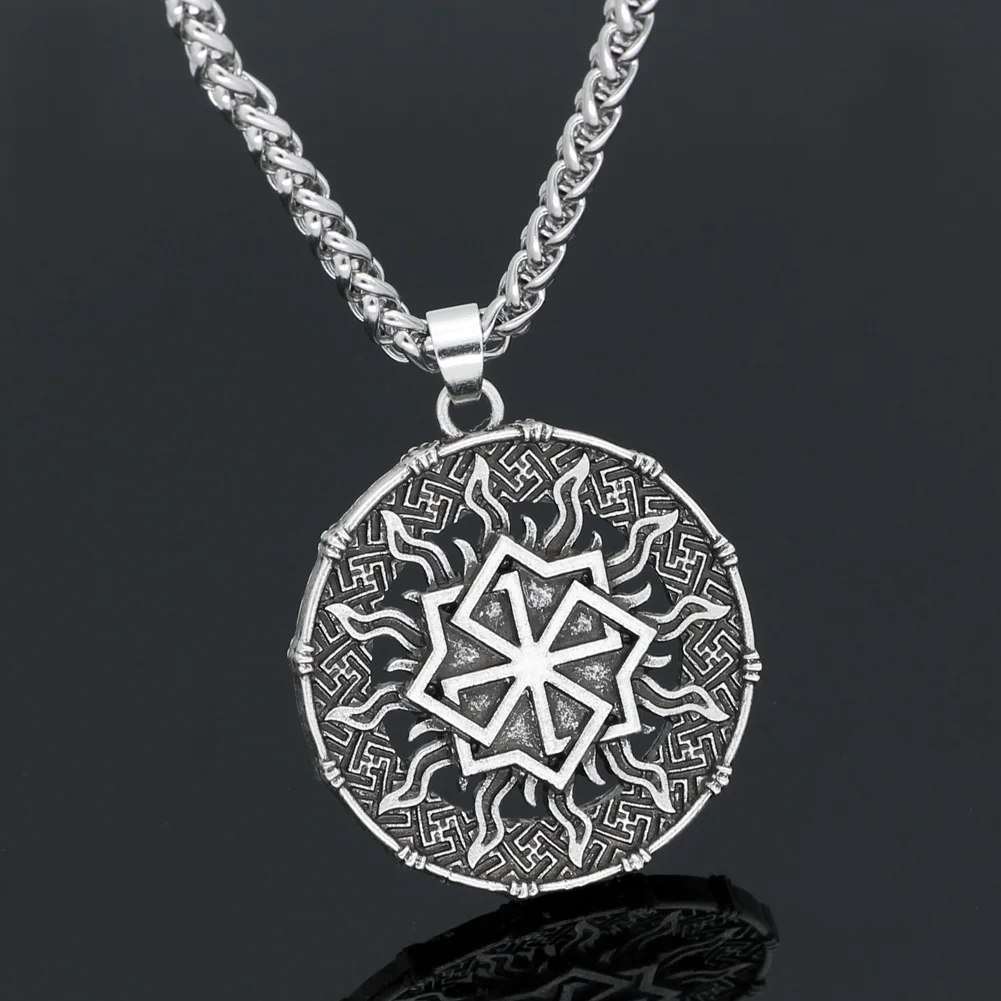 Мужское квадратное ожерелье Svarog с амулетом|Ожерелья подвеской| |