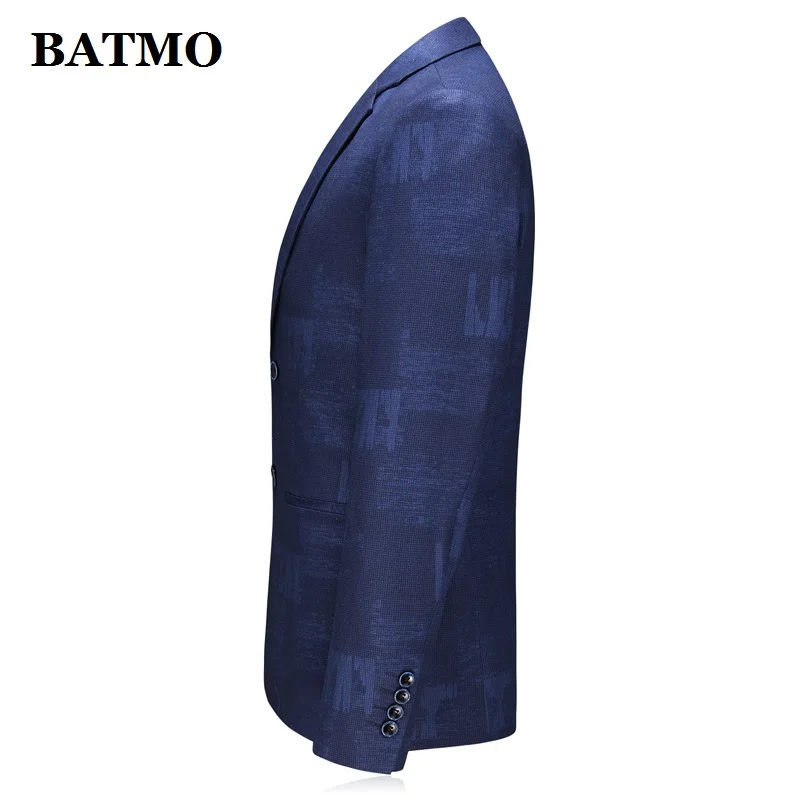 BATMO 2020 Новое поступление весенний Повседневный серый мужской блейзер с принтом