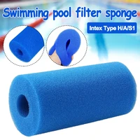 new fit for intex type hs1a washable reusable swimming pool filter foam sponge filter sponges accessories