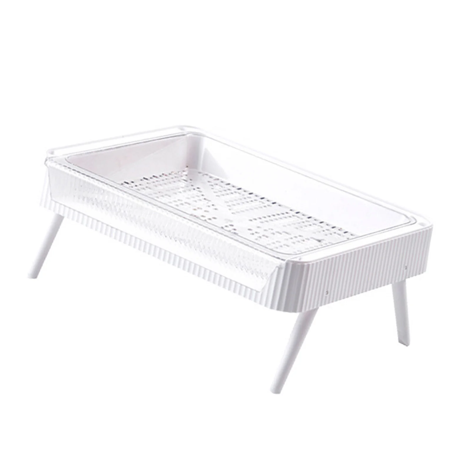 

Draining Rack Kitchen Folding Stackable Food Vegetables Holder Drain Rack Container For Kitchen Fruit Container
