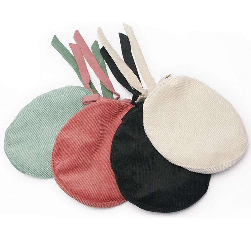 Женский вельветовый берет с вышивкой и надписью Rasta | Аксессуары для одежды