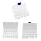 Коробка-органайзер для ювелирных изделий, прозрачная, с несколькими отделениями