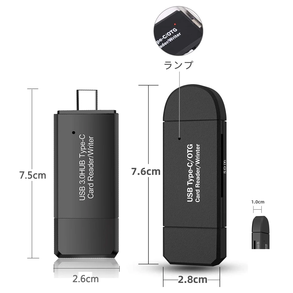 3 в 1 Тип C до USB 2 0 OTG Micro устройство для чтения карт SD TF высокоскоростной