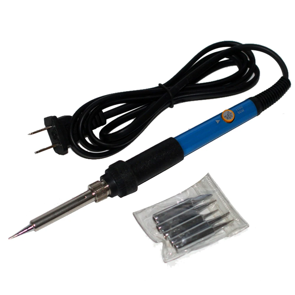 60 Вт Регулируемый температурный Электрический паяльник сварочная станция Набор