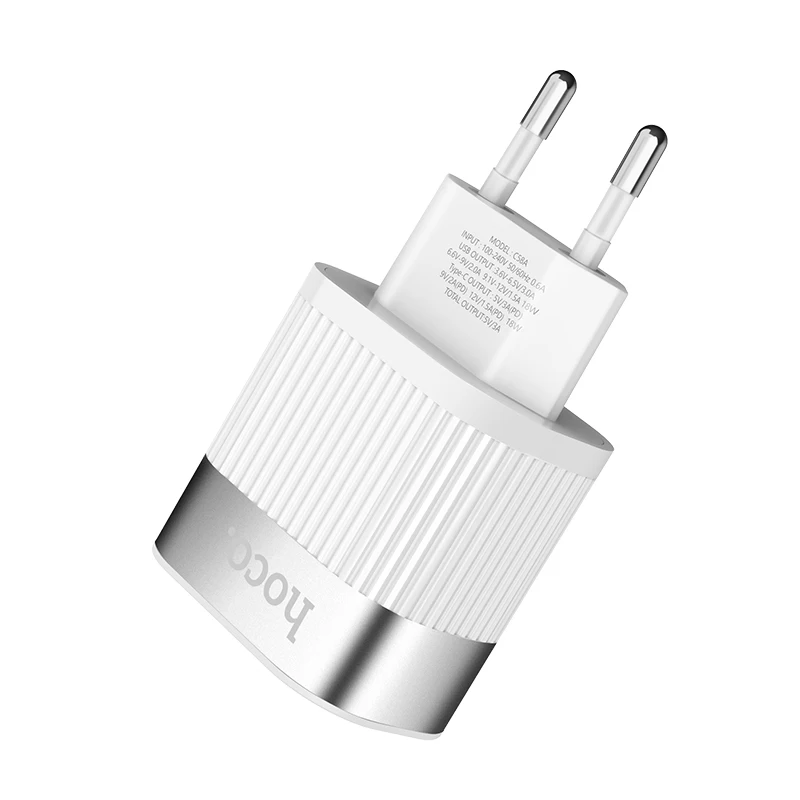 HOCO PD QC3.0 USB быстрое зарядное устройство для телефона 18 Вт Быстрая зарядка 3 0 ЕС США