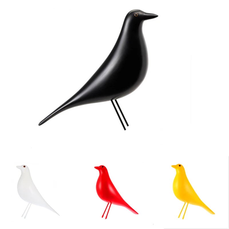 Большая полимерная статуэтка в виде птицы украшение для дома скульптура голубя