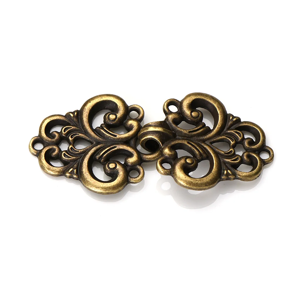 2-Antique Bronze Модные Ретро Стразы цветочный кардиган клип Брошь для шали утка зажим застежки свитер блузка булавка рубашка воротник ювелирные изделия Шарм подарок - Окраска металла: 2-Antique Bronze