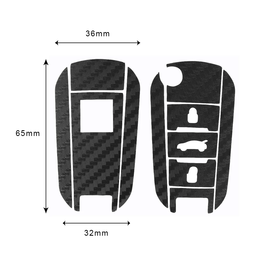 YOSOLO ключи украшения из углеродного волокна защитная крышка Стикеры наклейка на