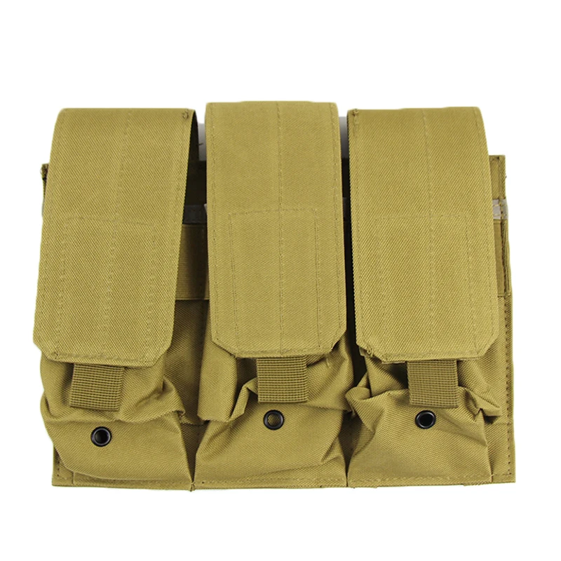 

Tactical 5.56 Rifle Soft Magazine Mag Pouch Triple Molle System M4 M16 AR15 .233 Unversal Hunting Gun Magazine Pouch Accessories