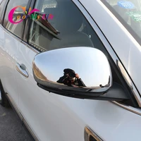 abs chrome car rear view rearview side glasses mirror cover trim fit for renault kadjar 2016 2017 2018 2019 accessories