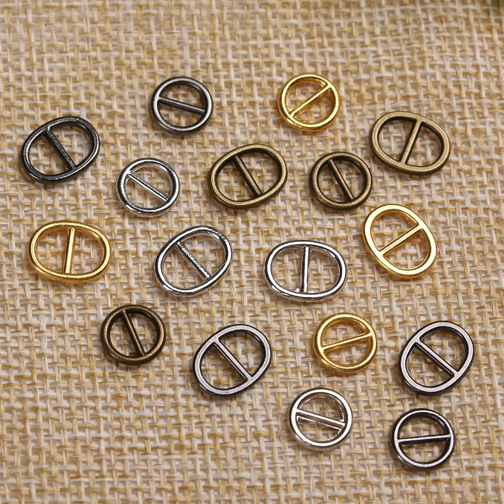 20/40 шт. Новинка 5 мм/6 мм мини-ремень ButtonsUltra-small Tri-glide DIY Пряжка для кукол 4 цвета
