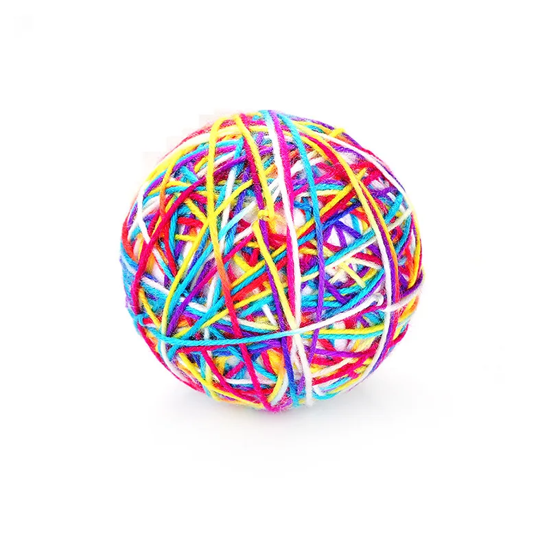 Игрушка для кошек большой шерстяной фотошар 9 см игрушка с царапинами котят