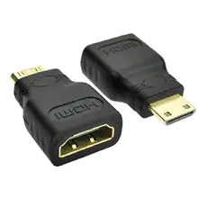 HDMIs Mini Male Type C to HDMIs Standard Female Type A Converter Adapter Connector Wearable Devices Accessories