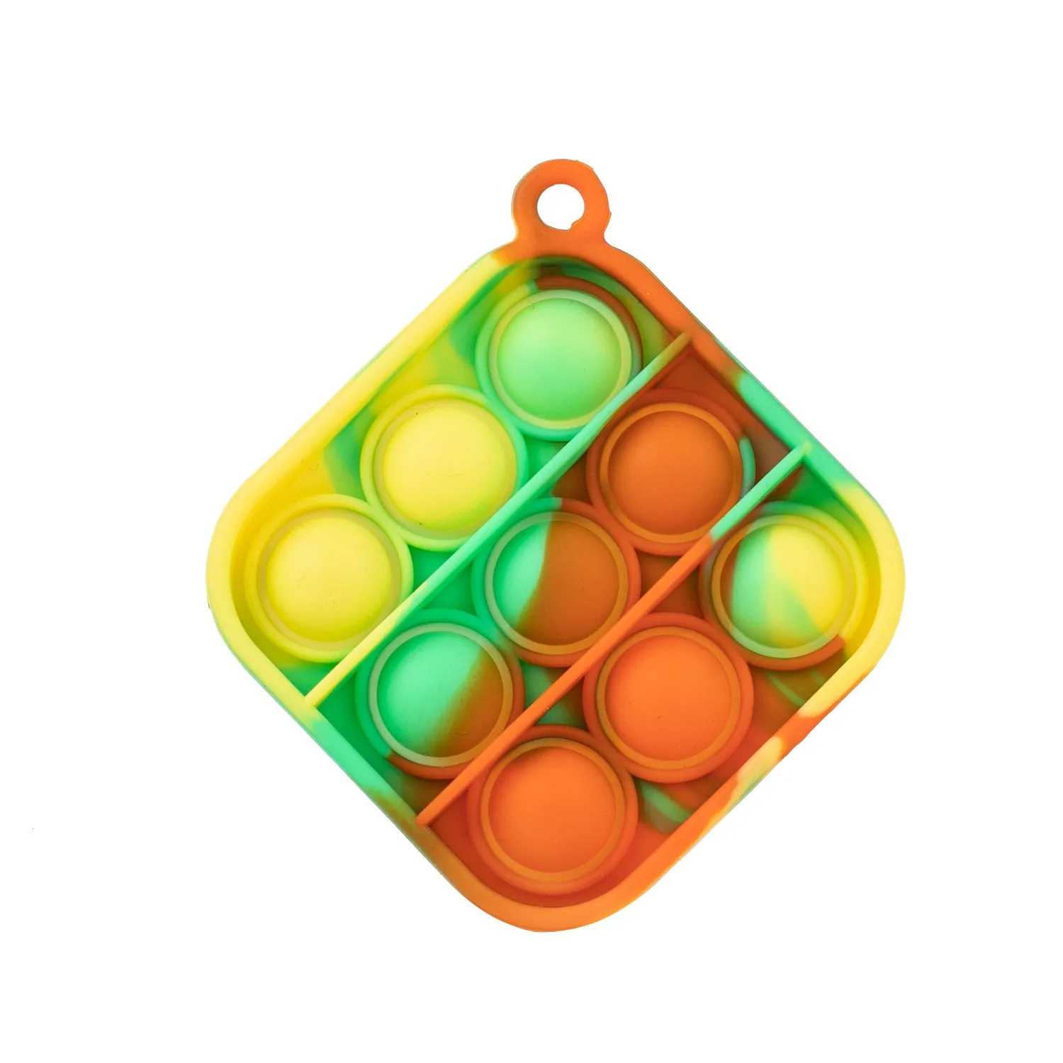 

Pop-It Hot Push Bubble Fidget Toys Adult Kids Mini Stress Relief Office Toy Autistic Children Adult Holiday Toy Key Ring