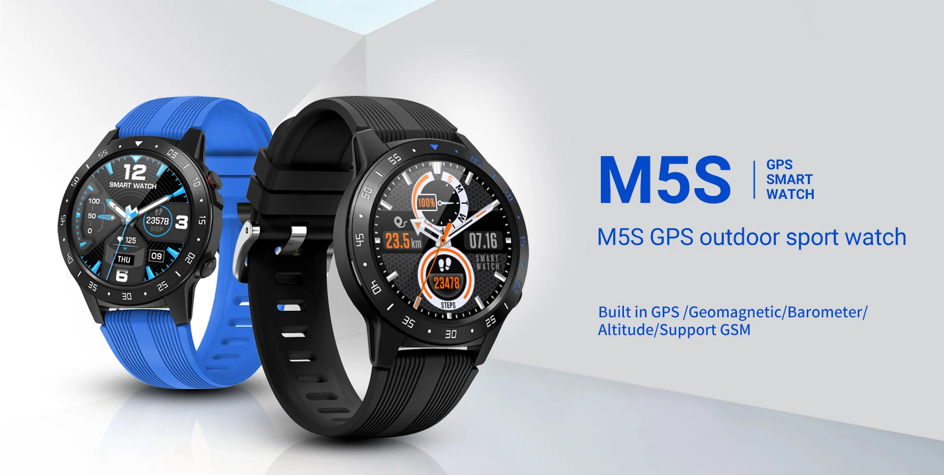 Torntisc M5S спортивные мужские Смарт-часы с поддержкой sim-карты 1,3 дюймов, Полный Круглый сенсорный Пульс IP67, водонепроницаемый компас, погода