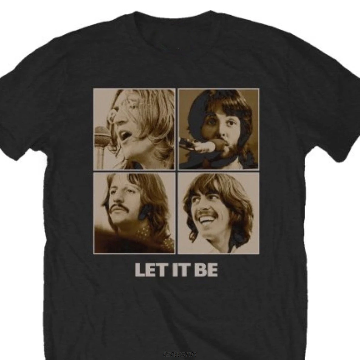 The Let It Be John Lennon Rock Offiziell M Nner футболка Herren | Мужская одежда
