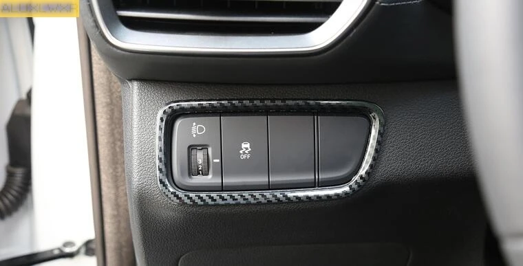 Автомобильные аксессуары для hyundai santa fe ix45 передняя фара кнопка переключения лампы литья крышка комплект отделка