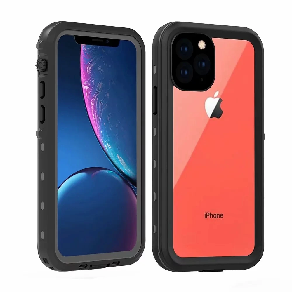 Водонепроницаемый чехол IP69 для iphone 11 Pro MAX 2019 водонепроницаемый ТПУ с рамкой