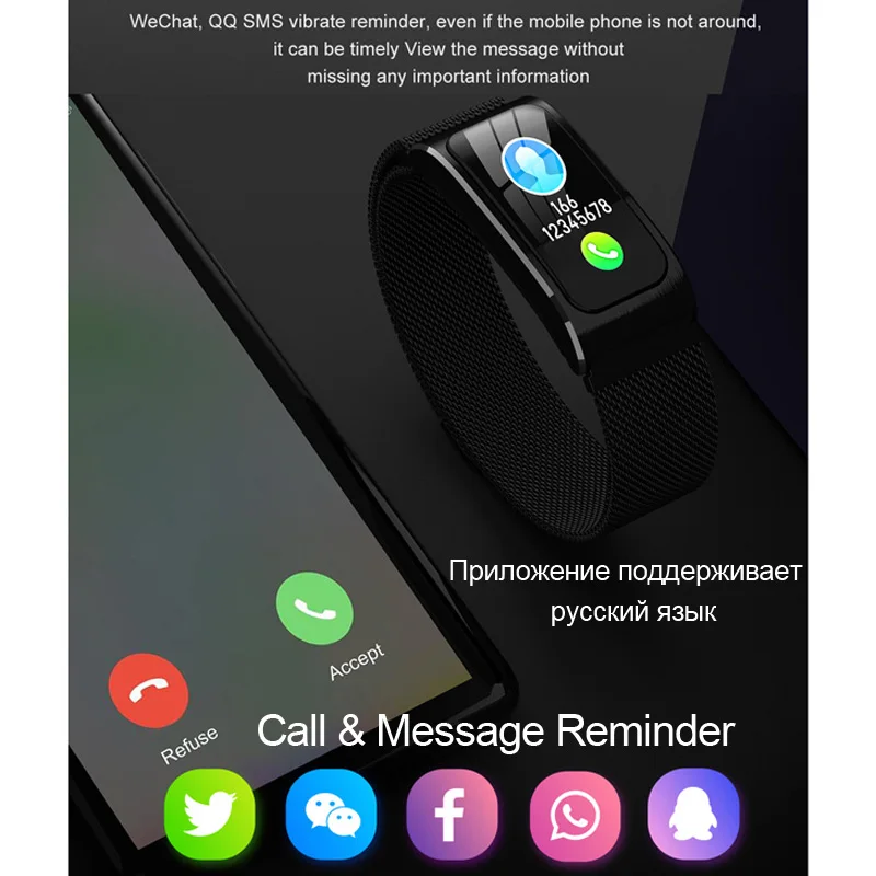 smart bracelet men women heart rate sports band blood pressure fitness tracker waterproof color activity android ios wristwatch free global shipping