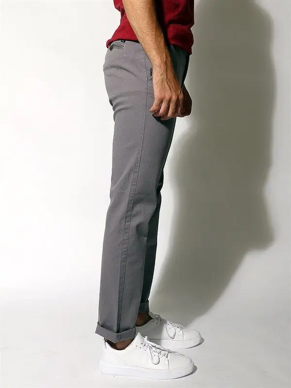 

Gray Mens Chino Pants