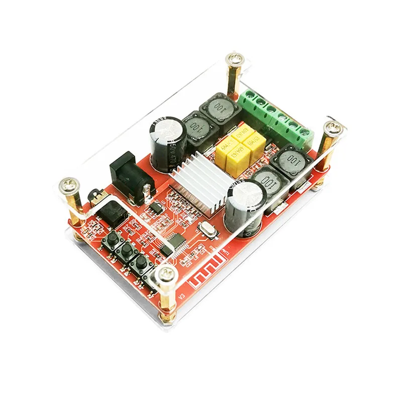 

KYYSLB 50 Вт * 2 4 ~ 8 Ом DC12 ~ 24 В TPA3116D2 двухканальный Bluetooth усилитель мощности плата высокой мощности поддержка AUX усилитель плата