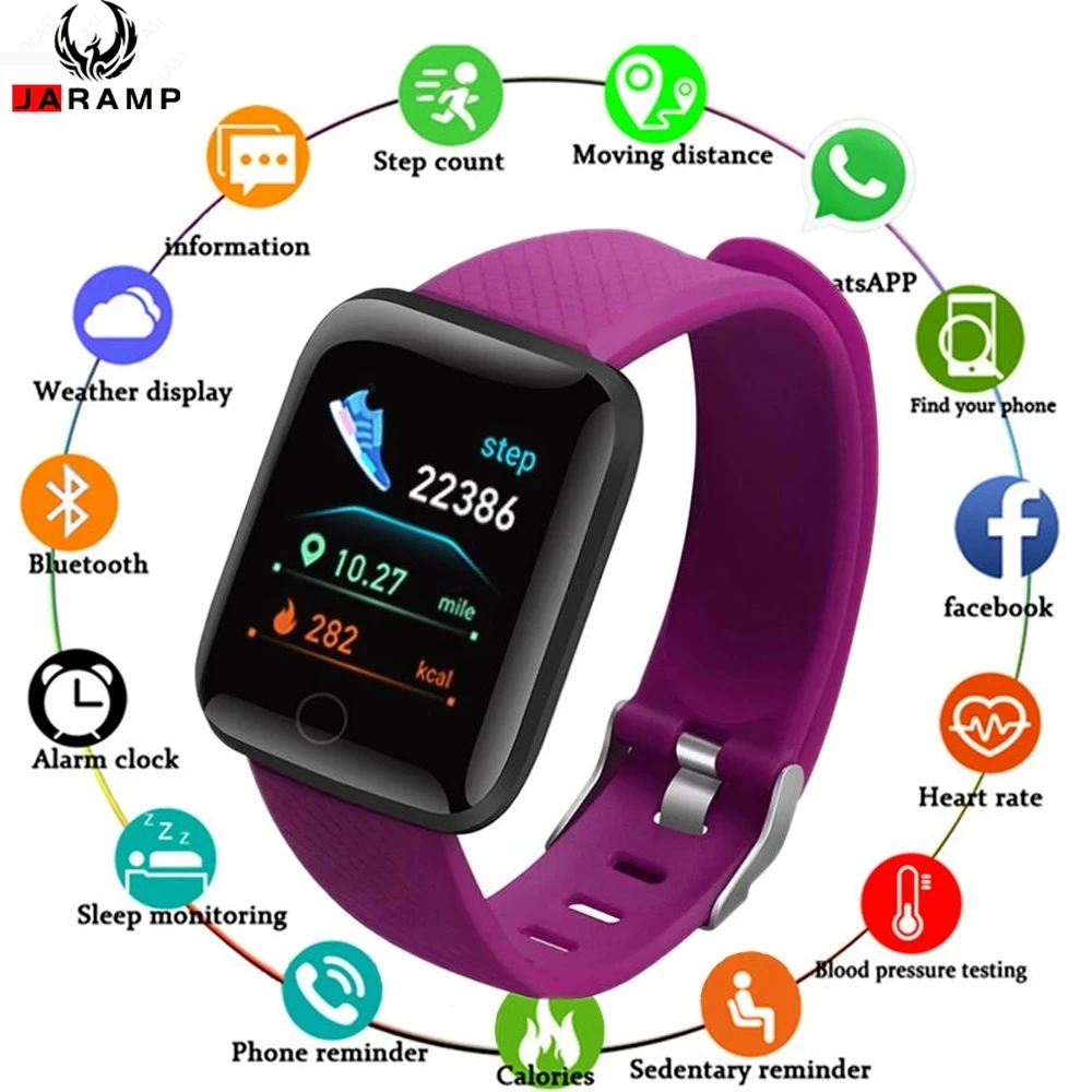 

2021 116s Smart Watches Smart Wristband Heart Rate Watch 116S Men Women Sports Watches Smart Band Waterproof Smartwatch PK B57
