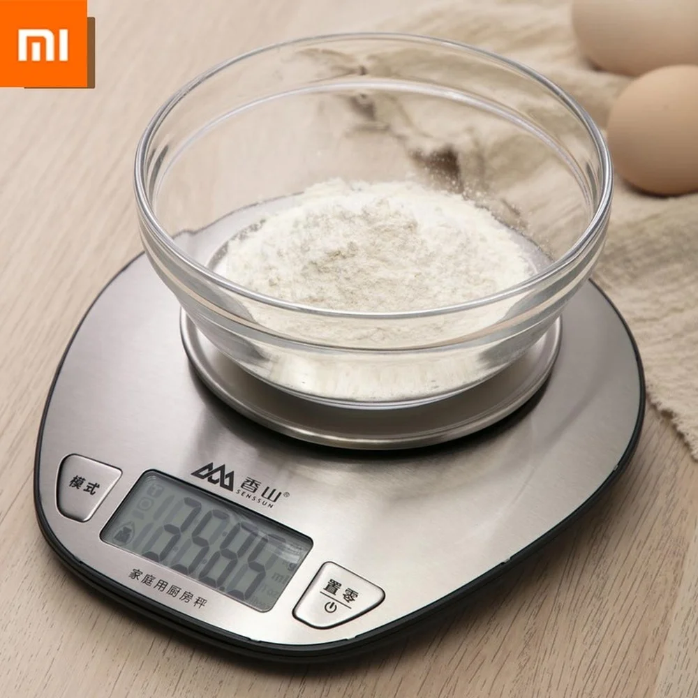 

Электронные кухонные весы Xiaomi Youpin, сяншань, EK518, серебристые, точное взвешивание и стабильное качество