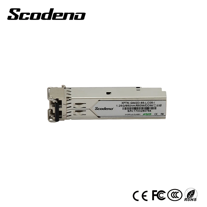 Industrial MMF SFP Module Gigabit DDM BIDI 1.25G Fiber Transceiver 850nm Compatible with Different Brands