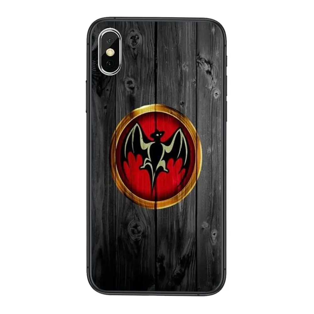 Кожаный чехол для сотового телефона Bacardi Bat Apple iPhone 11 12 Mini Pro 5 5S SE 5C 6 6S 7 8X10 XR XS Plus Max -