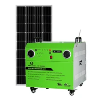 portable power bank station for home laptop application 12v 200ah lead acid battery solar system with panel