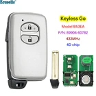 2-кнопочный БЕСКЛЮЧЕВОЙ ключ Go Smart Key ASK 433 МГц 4D-67 Чип для Toyota Land Cruiser 2007-2016 B53EA P1 98 PN: 89904-60782 плата A433