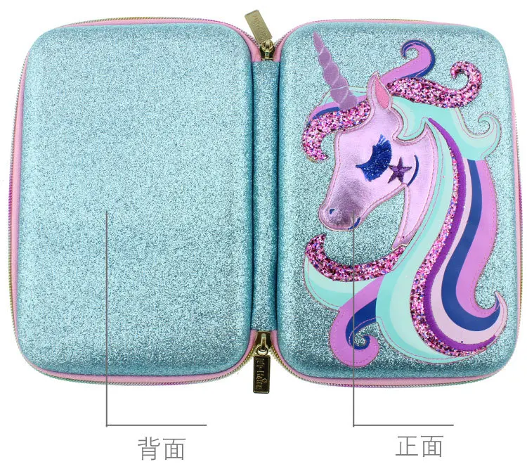 Единорог пенал Kawaii милый trousse scolaire большой емкости Пенал для ручек школьные