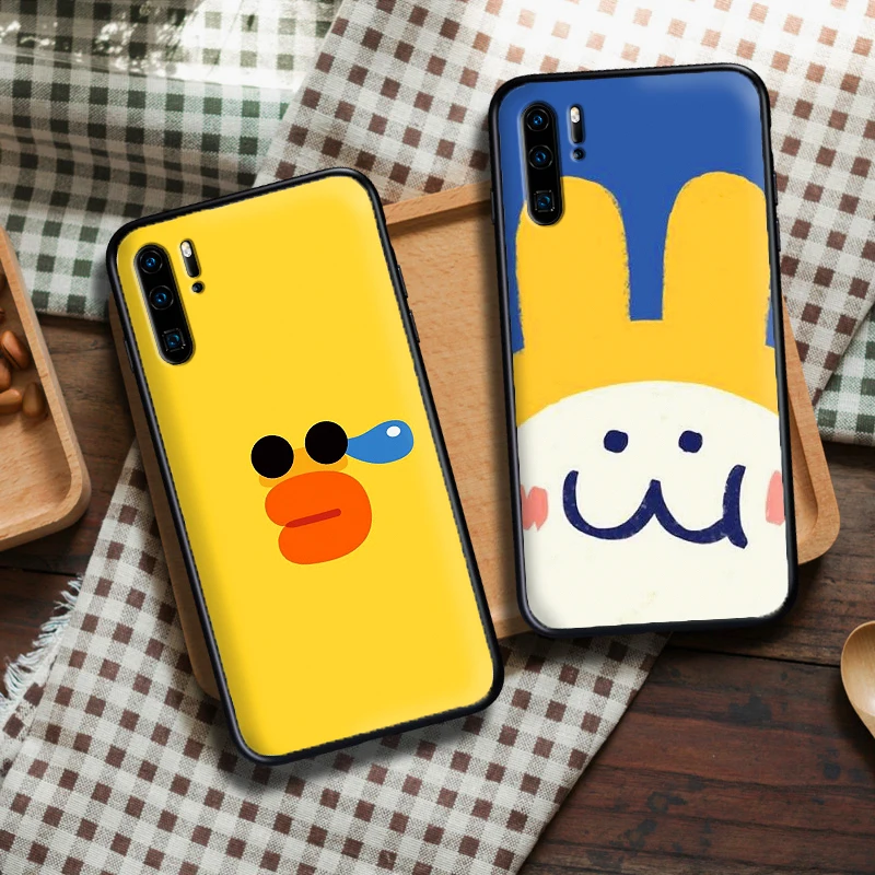 Cute cartoon characters Case For HuaweiY9 Prime 2019 Mate 10 20 Pro Nova2 3 4 Lite Nova 2i 3i 5i Y6 Y7 2018 Coque Funda | Мобильные