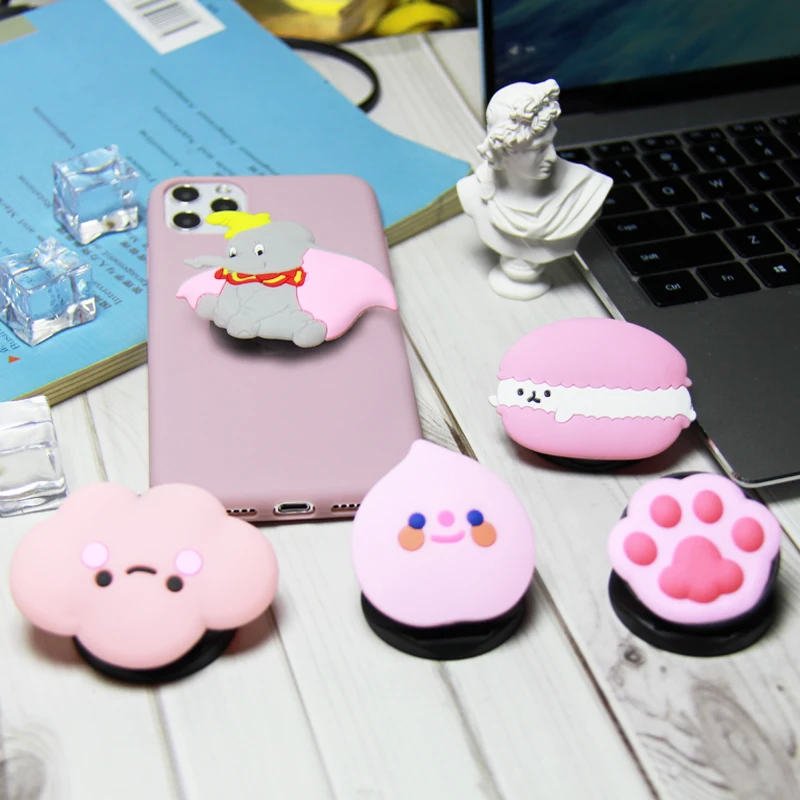 3D мультяшный держатель с кольцом на палец мобильный телефон для iphone samsung xiaomi