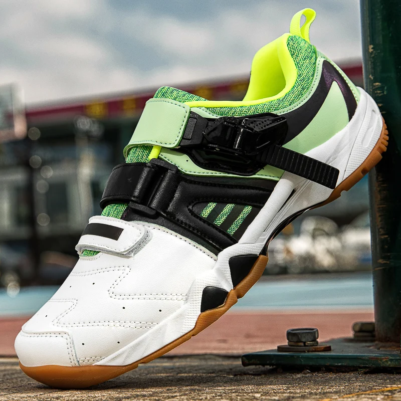 

Кроссовки унисекс для бадминтона, Нескользящие, амортизирующие, спортивная обувь для бадминтона, плоская спортивная обувь