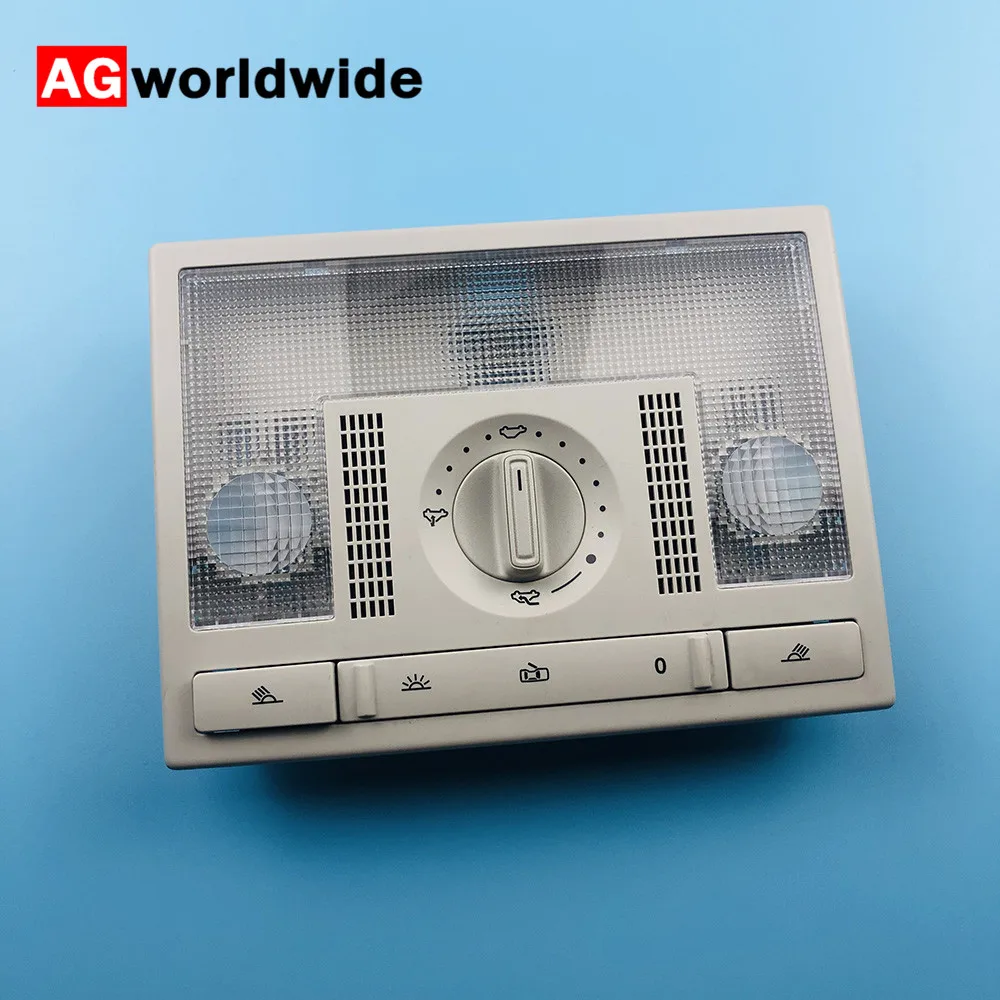 Серый купольный светильник для чтения 6Q0959613A переключатель лампы VW Polo 9N 2002 2010 Fox EU