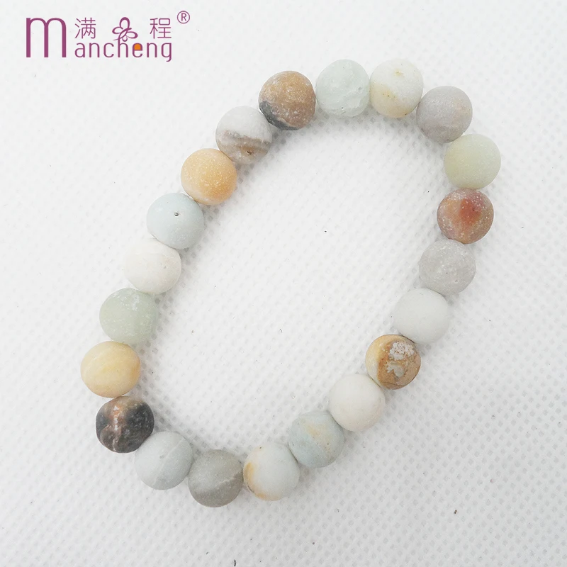 Щупальца Тики натуральные AAAAA 8 мм матовый мала амазонит браслеты на руку тасбих