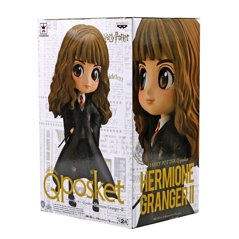 

Bandai Original Hermione Granger Qposket Harry Potter Movie Model Toy Anime Action Figure Toys Pvc Collectible Gifts for Kids