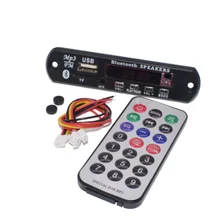 Placa decodificadora inalámbrica para coche, módulo de Audio TF, USB, Radio, 12V, MP3, WMA, 1 Juego