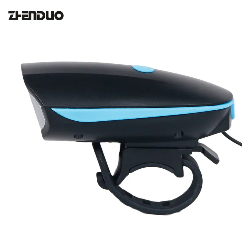 

Mountain bike lights car headlights USB charging lights strong light with electronic horn bell riding equipment accessories